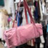 8323 pink dyed mini duffle