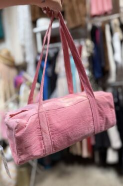 8323 pink dyed mini duffle