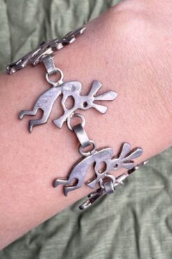 Vintage Silver Southwest Kokopelli Bracelet