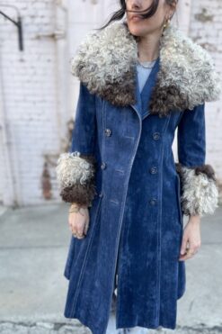 SOLD 70s Blue Coat - S/M