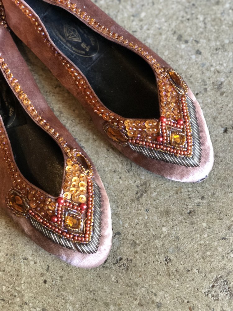 On the Ritz Sequin Beaded Flats → Hotbox Vintage
