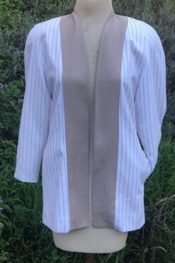 SOLD Vintage 80s City Girls Pin-Stripe Jacket