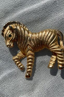 Vintage Napier Zebra Brooch