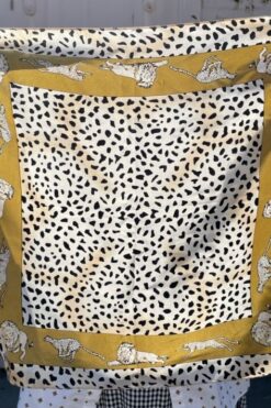 Cheetahs vs Lions Animal Print Scarf