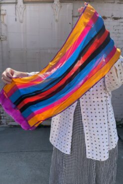 Vintage Bold Stripe Scarf