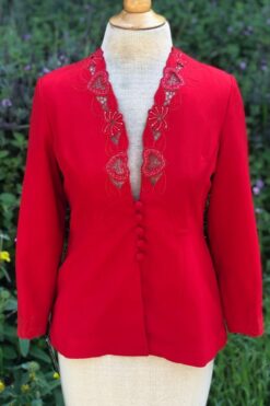 90s Red Sweetheart Jacket