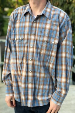Wrangler 100% Cotton Diamond Snaps Shirt