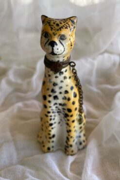 1970's Limoges France Leopard Luxury Trinket Box