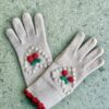 Lambswool Angora Moschino Cherry Gloves