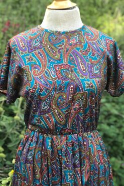 Paisley Print Dress