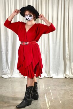 Vintage Red Phoebe Dress
