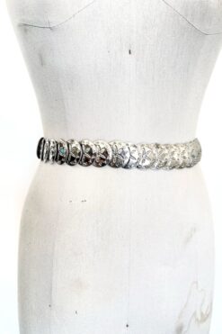 Vintage Metal Coin Stretch Belt