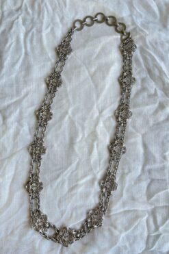 70s Lace Filigree Chain Necklace