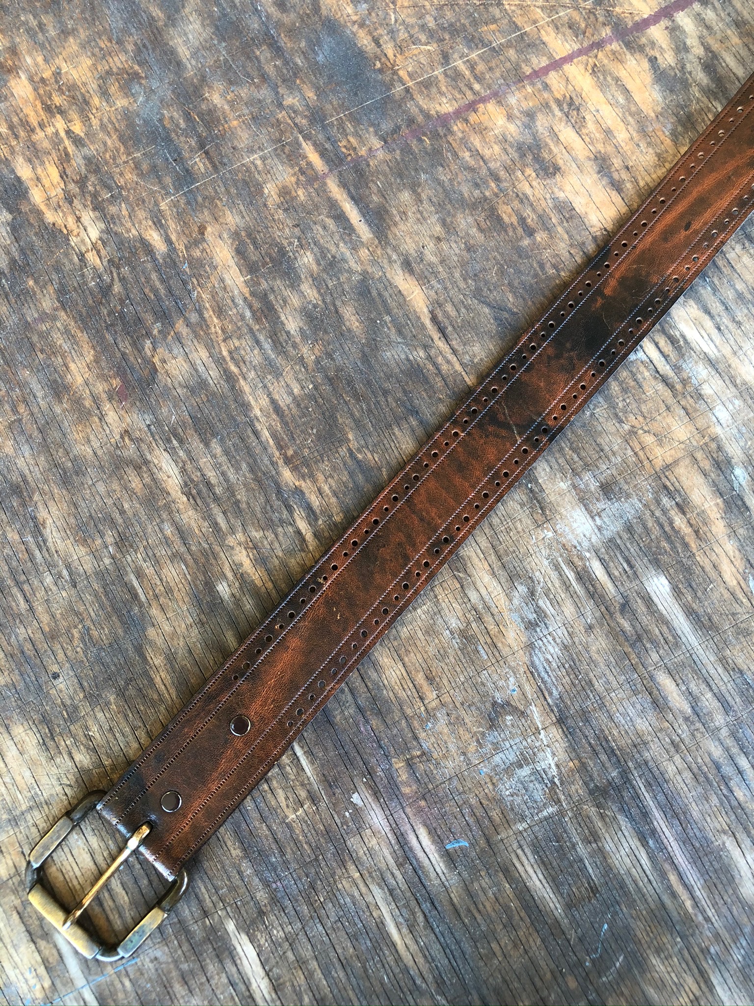 Vintage 70s Hand Tooled Brown Leather Belt – Hotbox Vintage