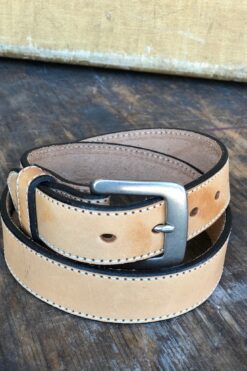 Stone Crow Leather Belt