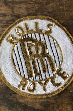 Rolls Royce Sequins Patch