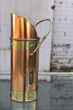 Vintage Brass and Bronze Extra-Large Matchsticks Holder