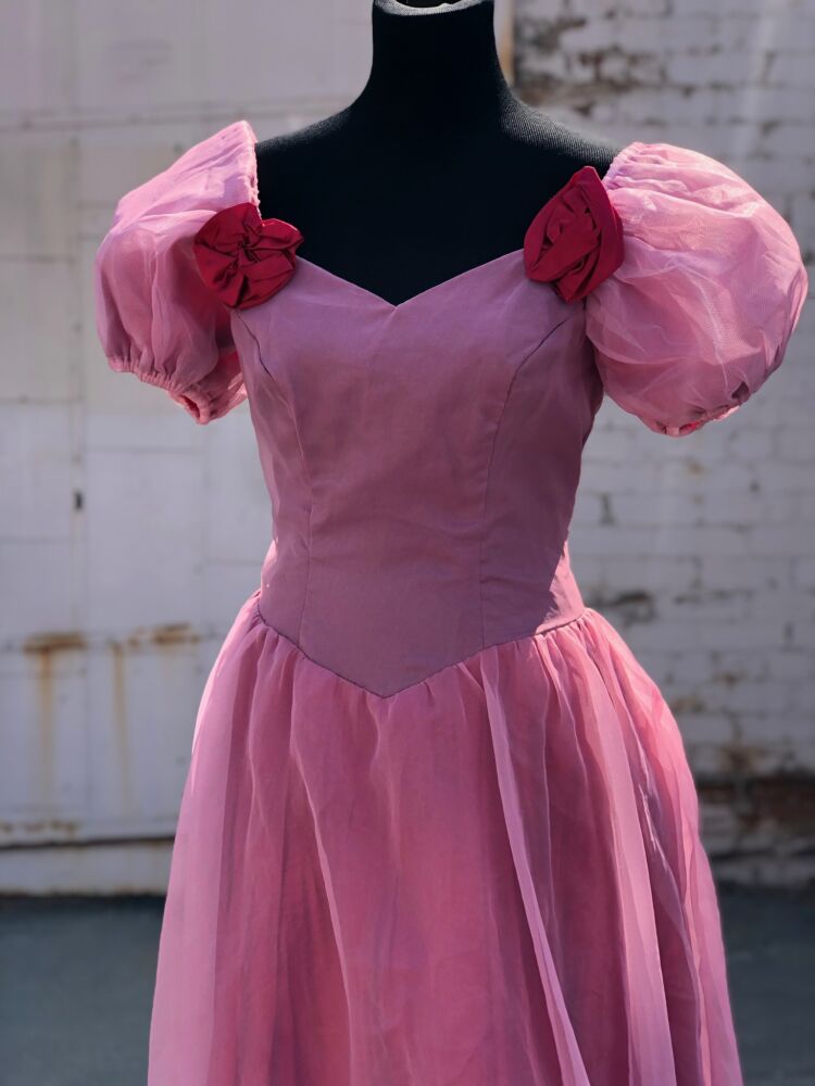 SOLD Vintage Rose Pink Princess Dress ...