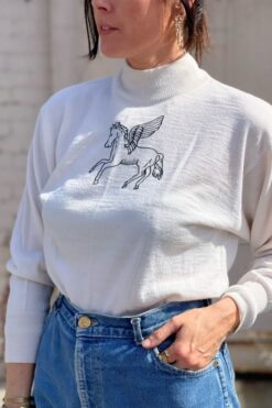 Vintage Mondi Pegasus Sweater - Medium