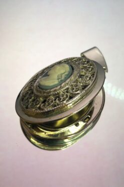 Cameo Photo Locket Pendant