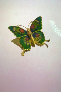 Green Butterfly Pin