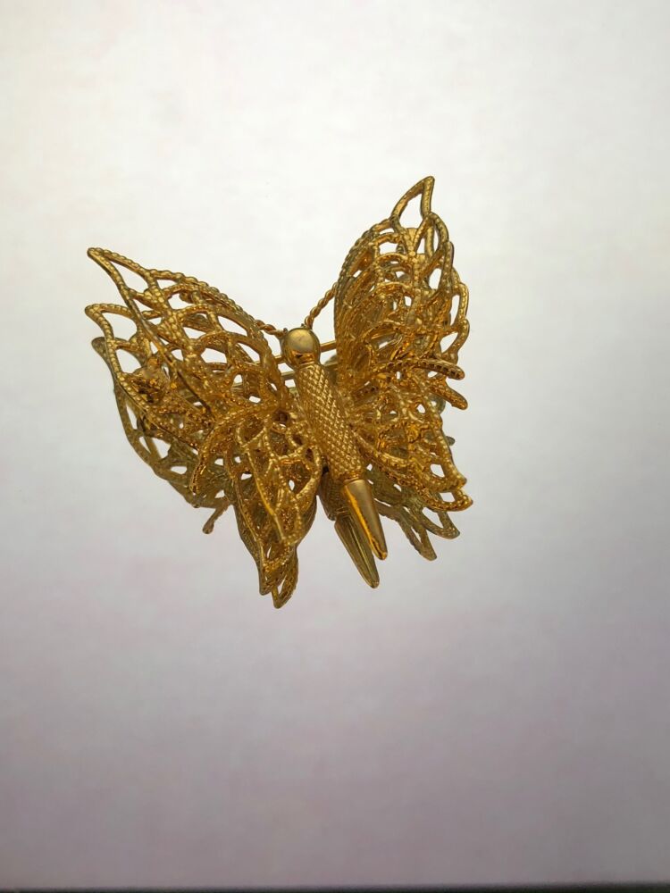 TT512-Butterfly Clutch Pin Backs Gold Color (10-Pcs)