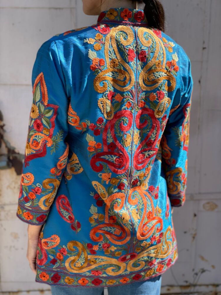 Vintage 80s Turquoise Paisley Dress – L → Hotbox Vintage