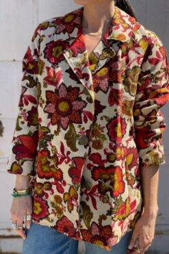 Vintage Floral Coat - S/M