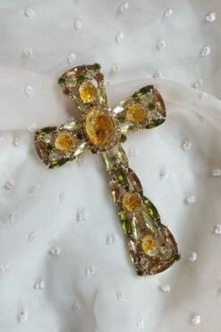 Vintage 60s Alice Caviness Cross Convertible Brooch/Pendant