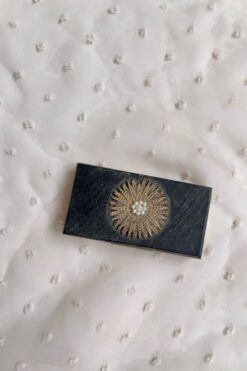 Vintage Starburst Deco Pill Box