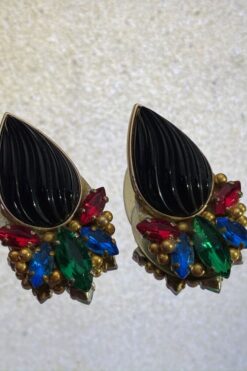 80s Costume Jewelry Clip-on Earrings