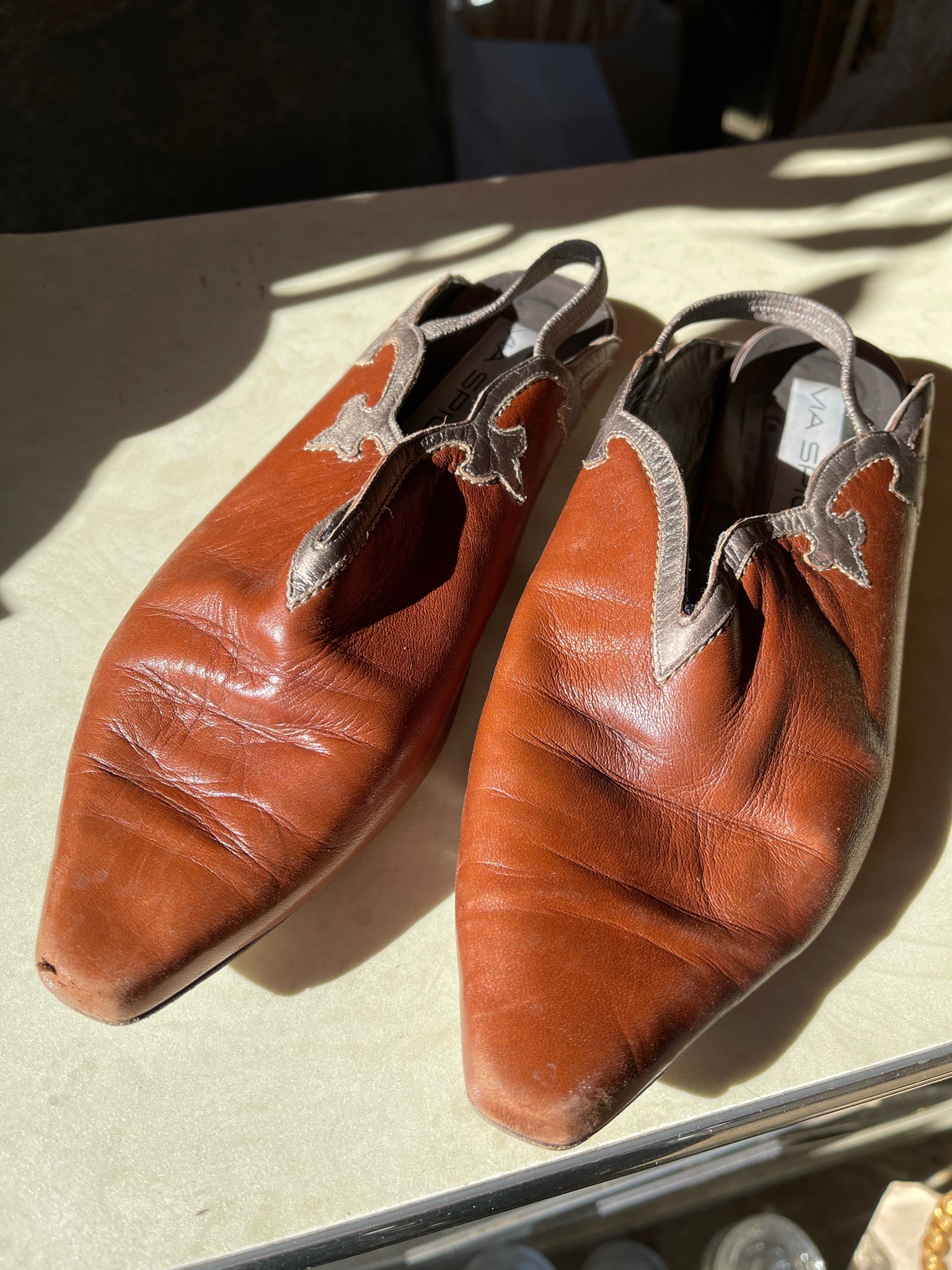 Pair Of Vintage Italian Leather Ladies Shoes | ubicaciondepersonas.cdmx ...