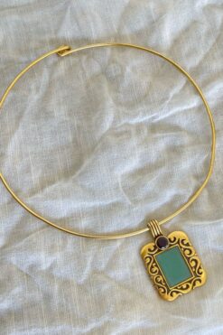 Vintage Metropolitan Museum of Art Choker Ring Necklace