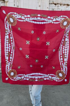Vintage Red Royals Scarf