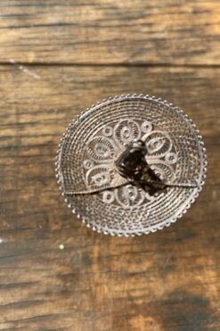 Vintage Filigree Mexican Sombrero Brooch