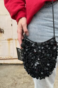 Vintage Sequin Discs Beaded Bag