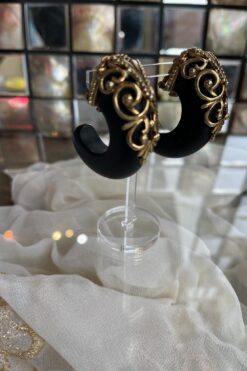80s INNA CYTRINE Earrings- Clip On