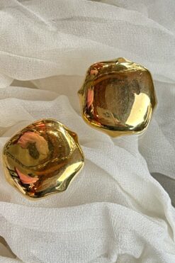 80s Liz Claiborne Large Clip On Earrings