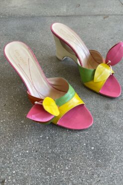 Kate Spade Rainbow Wedges - Size 8