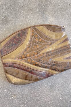 80s Warren Reed Faux Snakeskin Bag