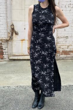 SOLD  Slinky Floral Top and Skirt Set - Medium