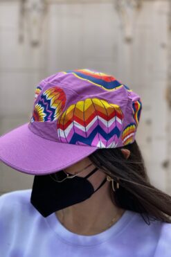 Purple Hot Air Balloons Cap