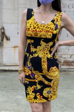 90s Tempo Paris Sheath Dress - Medium
