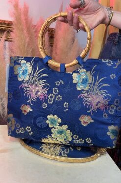 90s/2000s Vintage Lurex Floral Bag
