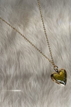 Vintage Heart Locket - Layered in 18kt Gold