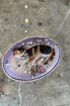 Vintage Cat Trinket Box