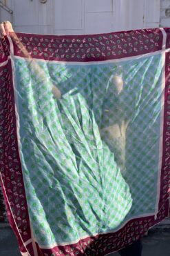 Vintage Sheer Silk Scarf