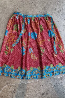 Vintage Boho Wrap Skirt - Medium