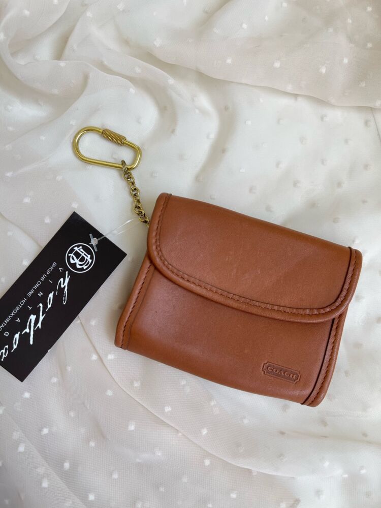 90s Coach Multifunction Keychain Leather Wallet – Hotbox Vintage