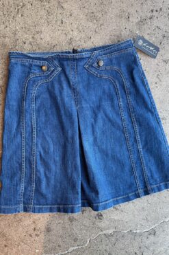 SOLD 90s Denim A-line Skirt - Large